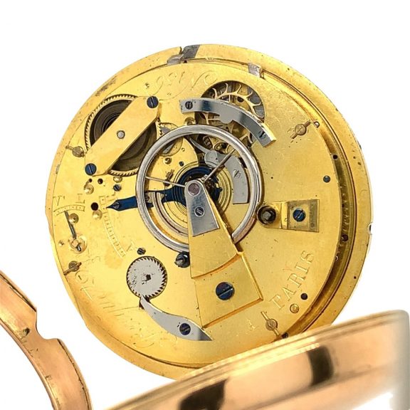 Rare French gold quarter-hour repeating à toc watch Circa 1792 Rare French gold quarter-hour repeating à toc watch Circa 1792