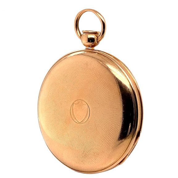 Unusual German gold quarter-hour repeating pocket watch Circa 1840 Unusual German gold quarter-hour repeating pocket watch Circa 1840