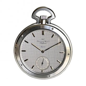 Swiss steel anti-magnetic Schaffhausen pocket watch Circa 1985