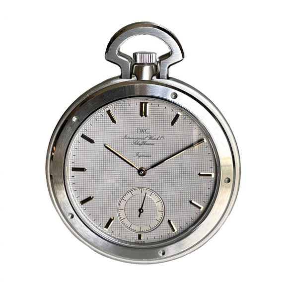 Swiss steel anti-magnetic Schaffhausen pocket watch Circa 1985