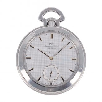 Swiss steel anti-magnetic Schaffhausen pocket watch Circa 1985