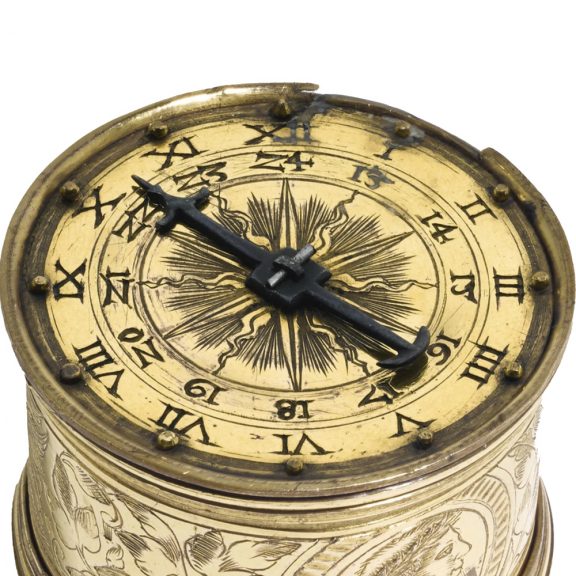 German one-handed Renaissance drum clock watch Circa 1550 German one-handed Renaissance drum clock watch Circa 1550