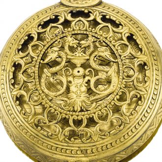 Early German hour striking clock watch with alarm Circa 1575