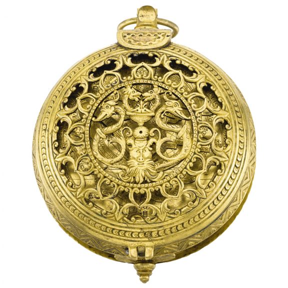 Early German hour striking clock watch with alarm Circa 1575