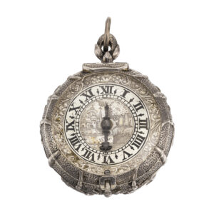 English single-handed watch in the shape of a rosebud Circa 1640