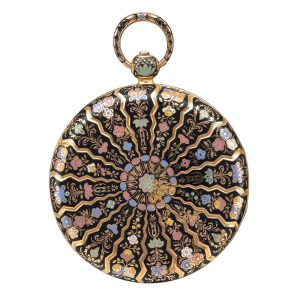 Swiss gold and enamel open-faced watch Circa 1740/1830