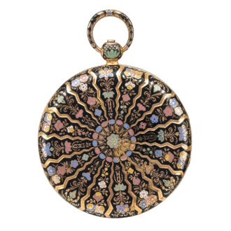 Swiss gold and enamel open-faced watch Circa 1740/1830