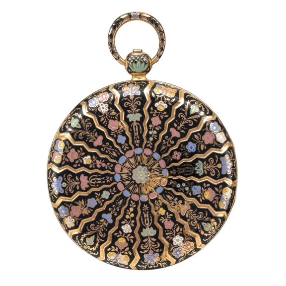 Swiss gold and enamel open-faced watch Circa 1740/1830