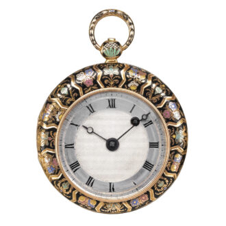 Swiss gold and enamel open-faced watch Circa 1740/1830