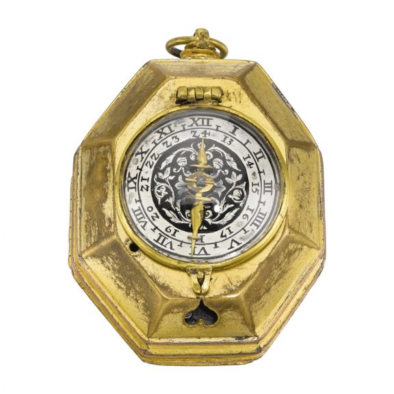 German octagonal one-handed verge pendant watch Circa 1625