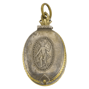 Early English one-handed oval verge pendant watch Circa 1625