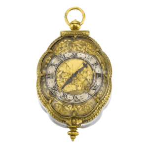 Swiss one-handed shell-shaped verge pendant watch Circa 1635