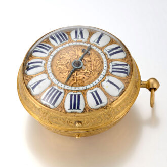 A French mock pendulum oignon single handed Circa 1690