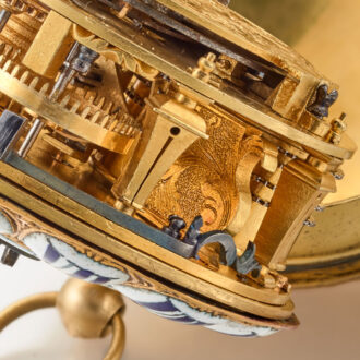 A French mock pendulum oignon single handed Circa 1690