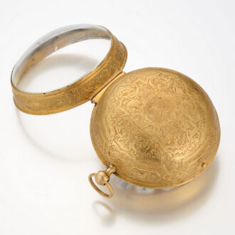 A French mock pendulum oignon single handed Circa 1690