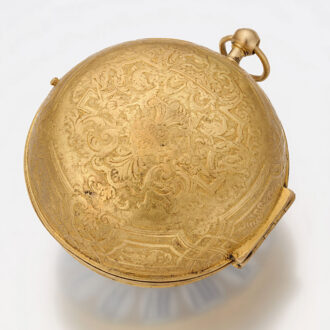 A French mock pendulum oignon single handed Circa 1690