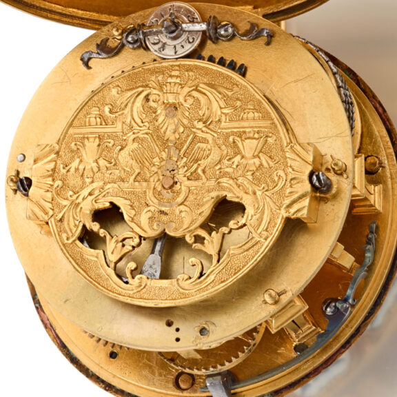 A French mock pendulum oignon single handed Circa 1690 A French mock pendulum oignon single handed Circa 1690