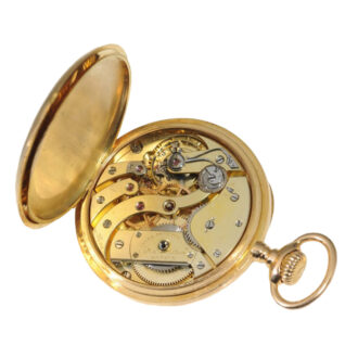 Swiss gold "Chronometro Gondolo" pocket watch Circa 1908