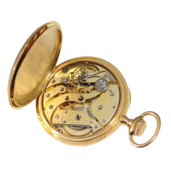 Swiss gold "Chronometro Gondolo" pocket watch Circa 1908 Swiss gold "Chronometro Gondolo" pocket watch Circa 1908