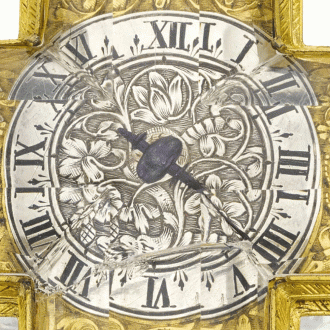 Swiss verge pendant watch in the shape of a crucifix Circa 1650