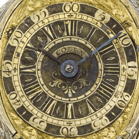 Swiss silver-gilt pendant watch in the shape of a tulip Circa 1640/1730 Swiss silver-gilt pendant watch in the shape of a tulip Circa 1640/1730