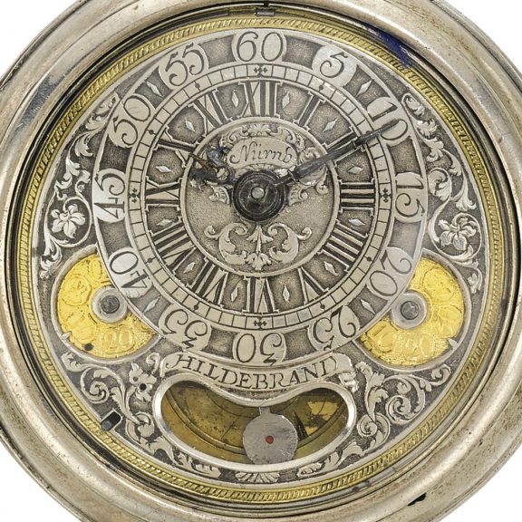 German pair cased verge watch with mock pendulum Circa 1705 German pair cased verge watch with mock pendulum Circa 1705