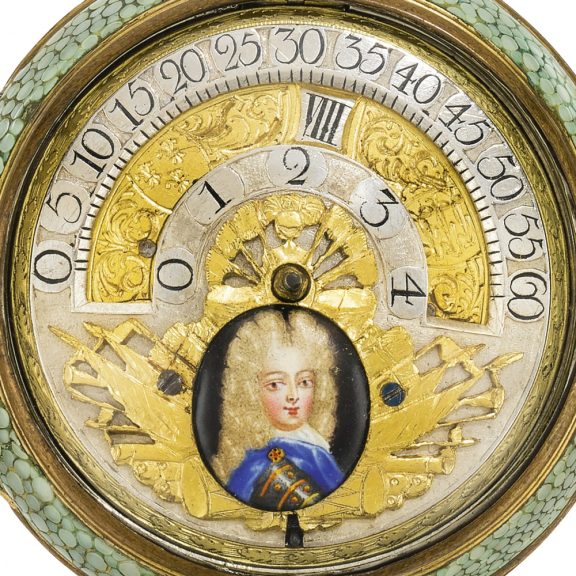 German silver pair cased wandering hour verge Circa 1720 German silver pair cased wandering hour verge Circa 1720