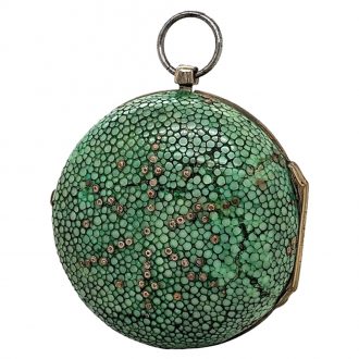 German silver pair cased wandering hour verge Circa 1720