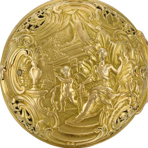 German repoussé pair cased repeating pocket watch Circa 1750 German repoussé pair cased repeating pocket watch Circa 1750