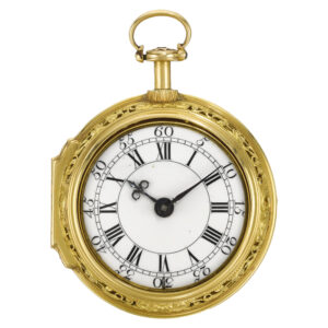 English half-quarter repeating pair cased verge watch Circa 1760