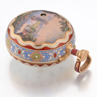 Markwick Markham gold enamel triple cased verge Circa 1813