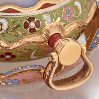 Markwick Markham gold enamel triple cased verge Circa 1813