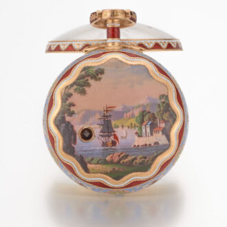 Markwick Markham gold enamel triple cased verge Circa 1813