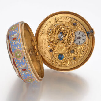 Markwick Markham gold enamel triple cased verge Circa 1813