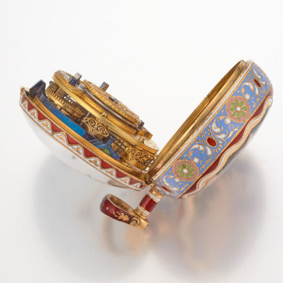 Markwick Markham gold enamel triple cased verge Circa 1813 Markwick Markham gold enamel triple cased verge Circa 1813