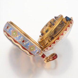 Markwick Markham gold enamel triple cased verge Circa 1813