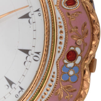 Markwick Markham gold enamel triple cased verge Circa 1813