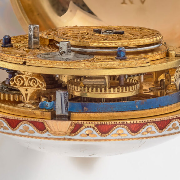 Markwick Markham gold enamel triple cased verge Circa 1813 Markwick Markham gold enamel triple cased verge Circa 1813