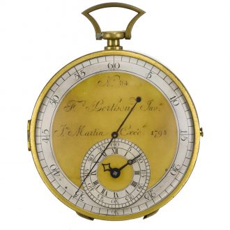 Rare French early marine pocket chronometer watch Circa 1795