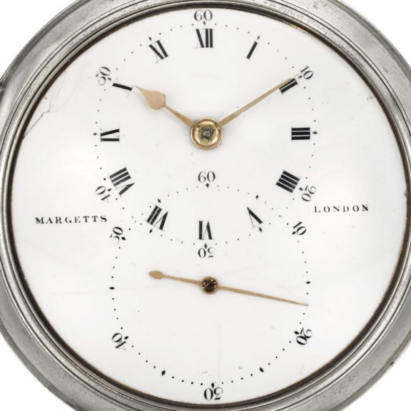 Rare English silver pair-cased pocket chronometer Circa 1797 Rare English silver pair-cased pocket chronometer Circa 1797