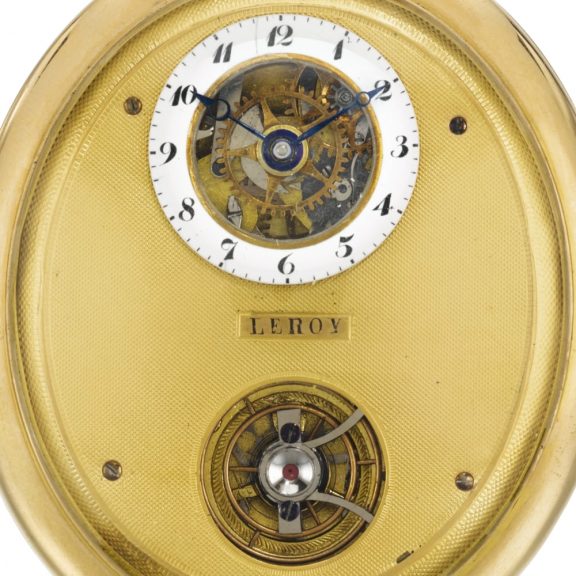 French oval repeating watch with a visible balance Circa 1820 French oval repeating watch with a visible balance Circa 1820