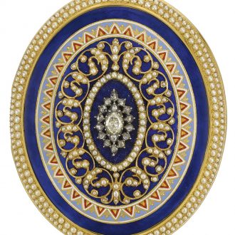 Magnificent English diamond set duplex watch Circa 1797