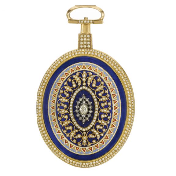 Magnificent English diamond set duplex watch Circa 1797