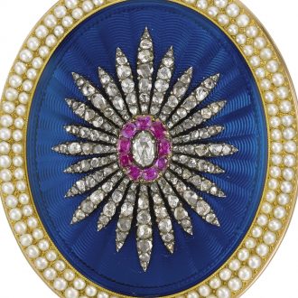 English oval cylinder watch for the Chinese market Circa 1790