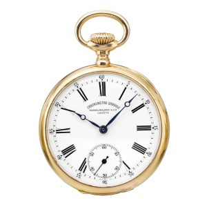 Swiss pink gold open faced keyless lever watch Circa 1902