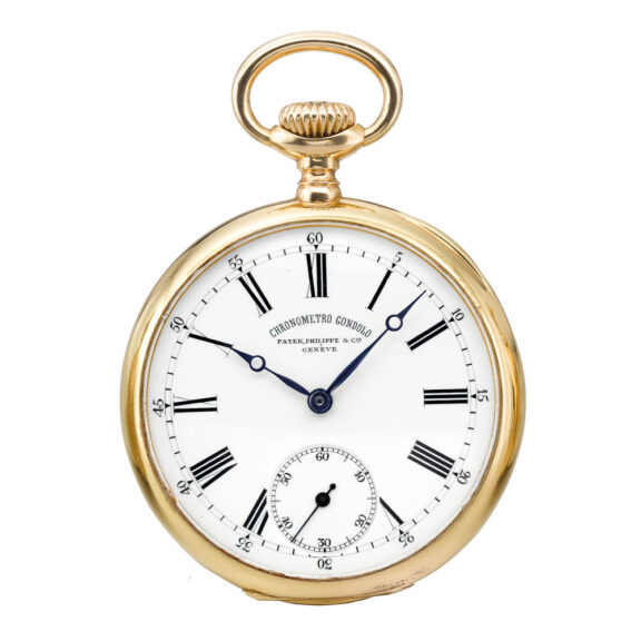 Swiss pink gold open faced keyless lever watch Circa 1902
