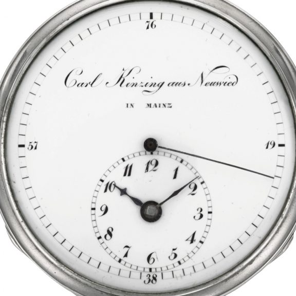 German silver open faced compteur militaire watch Circa 1830 German silver open faced compteur militaire watch Circa 1830