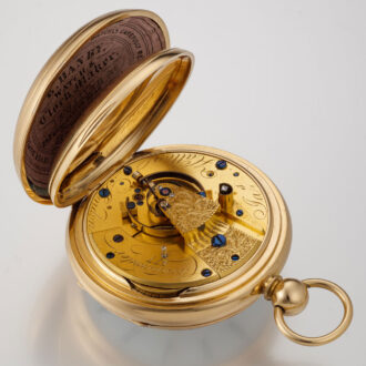 An English heavy gold chronometer by James Hatton Circa 1800
