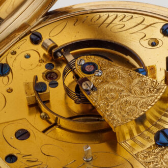 An English heavy gold chronometer by James Hatton Circa 1800