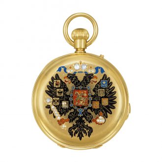Swiss gold repeater with grande and petite sonnerie Circa 1890
